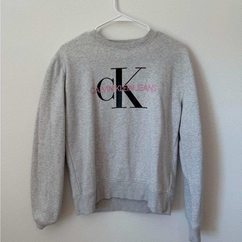 Calvin Klein Jeans Light Gray Pullover